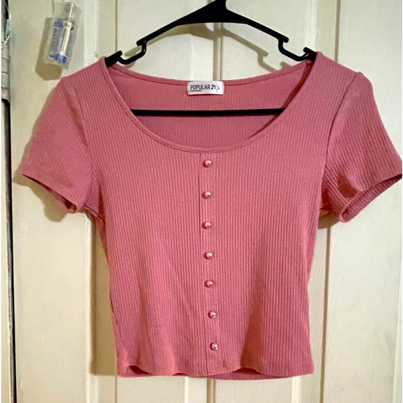 Pink crop top - Picture 1 of 1